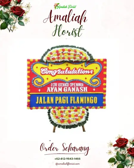 Sewa Papan Bunga Setonogedong
